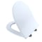 Toto SLIM D SHAPE SOFTCLOSE SEAT COTTON, FOR D-SHAPE BOWL SS247R#01 - alternate 1